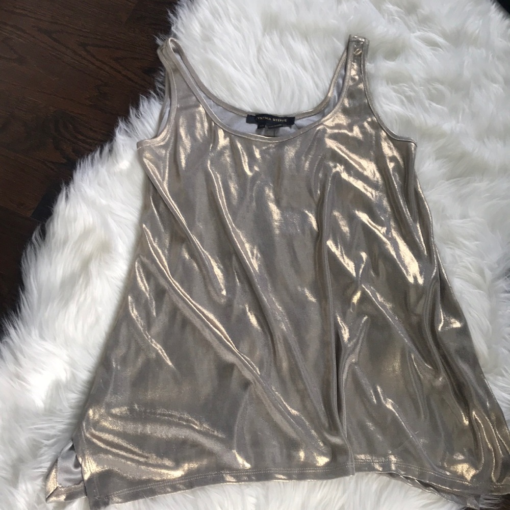 Brand new with tags gold cami